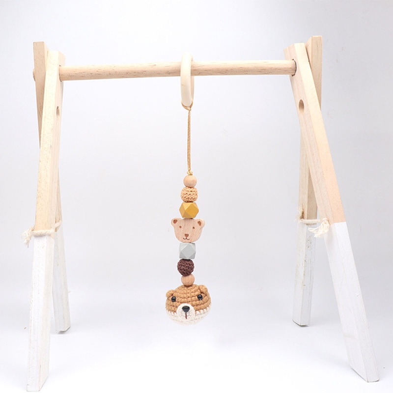 Set 3 Chuông Lục Lạc Di Động Treo Xe Đẩy Em Bé Sơ Sinh Chăm Sóc Răng Miệng