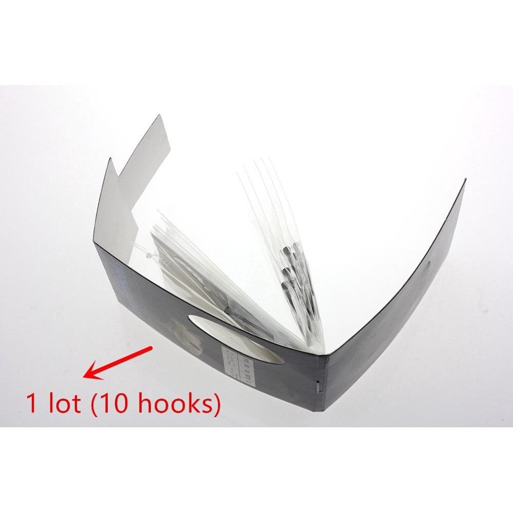 Set 10 Lưỡi Câu Cá Bằng Thép Carbon