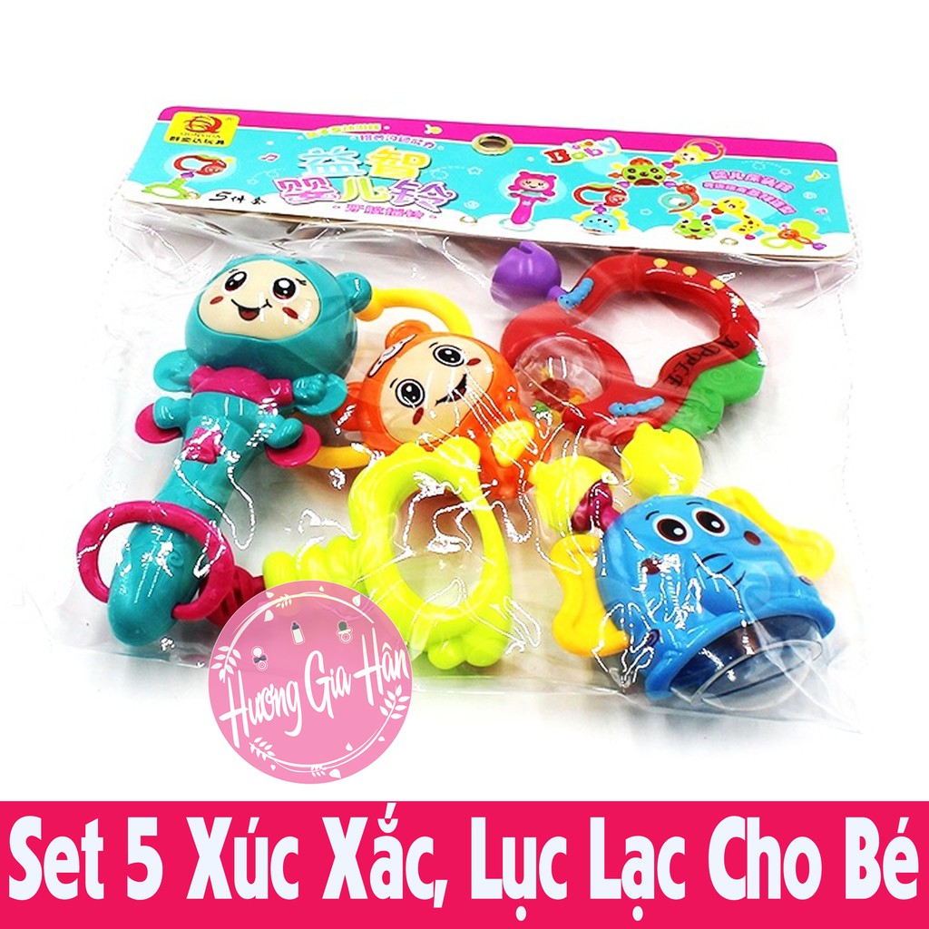 Set 5 Xúc Xắc, Lục Lạc Cho Bé Yêu