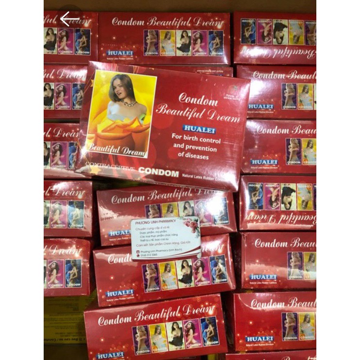 BAO CAO SU ĐEM LẠI CẢM GIÁC THẬT CONDOM HUALEI SIÊU MỎNG- 120 cái
