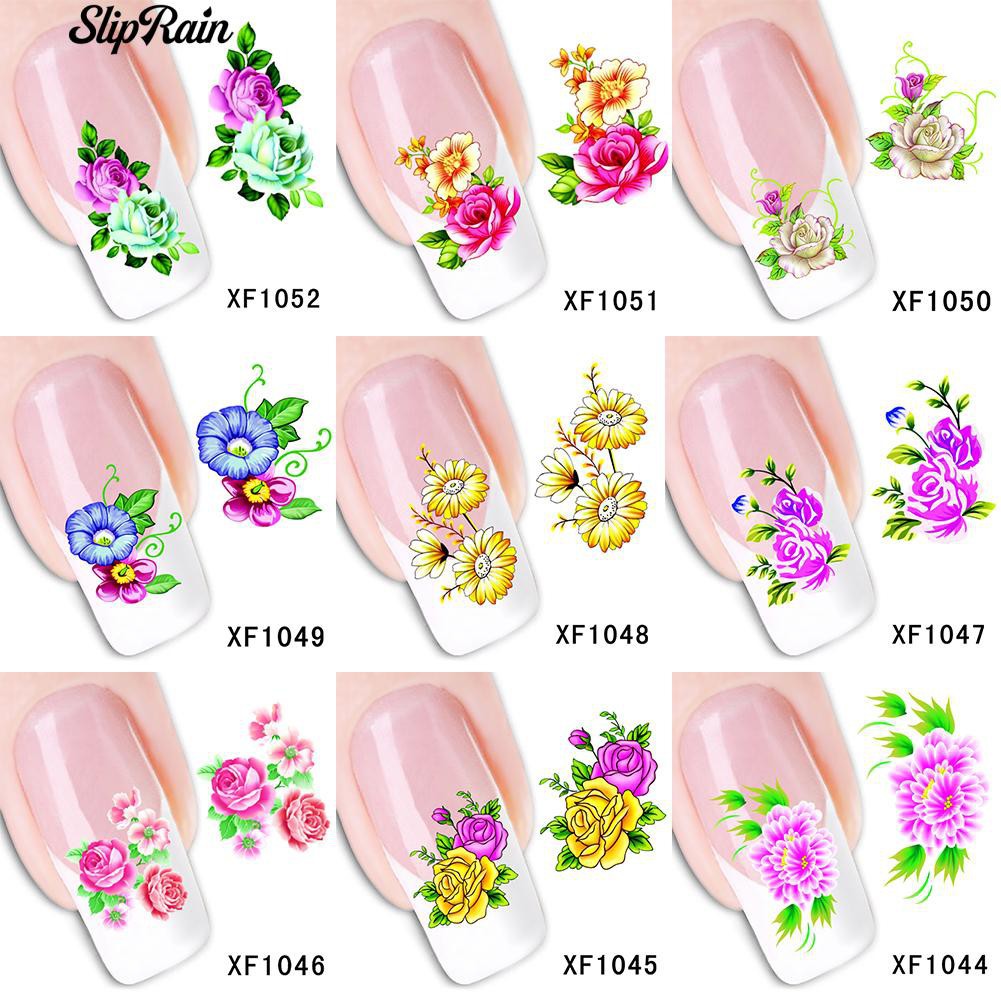 Miếng dán trang trí móng hình hoa xinh xắn nhiều kiểu lựa chọn