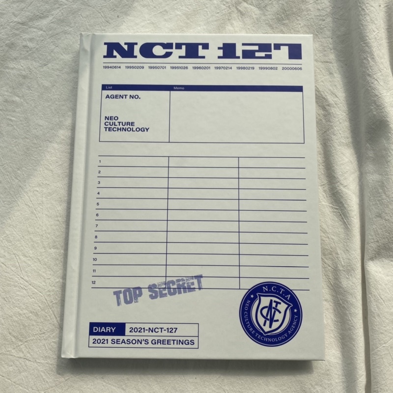 Ảnh lẻ lịch năm mới 2021 + 2022 nhóm NCT127 | Seasongreeting 2021 + 2022