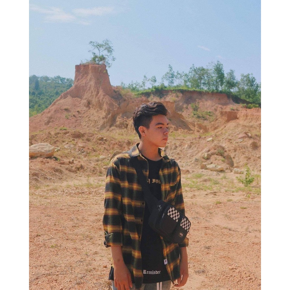 Flannel Vàng Caro Form Châu Âu | TẶNG GIẤY THƠM - Sơ mi Caro Khoác Ngoài UNISEX | BigBuy360 - bigbuy360.vn