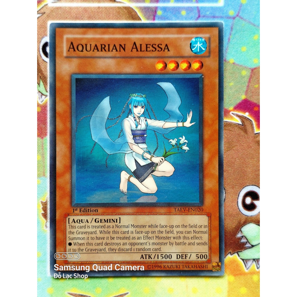 Thẻ Bài Yugioh Monster Mint90 Aquarian Alessa - TAEV-EN020 - Super Rare