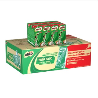 Sữa tươi socola MILO Lốc 4 hộp