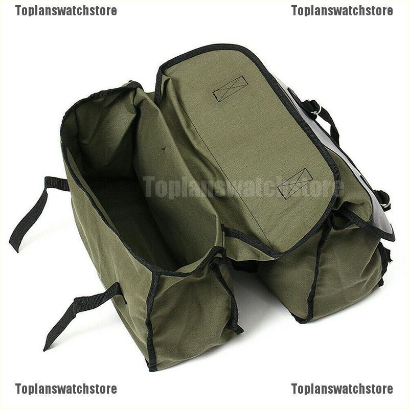 [TOPL] Túi Vải Canvas Chống Thấm Nước Gắn Yên Xe Mô Tô Du Lịch