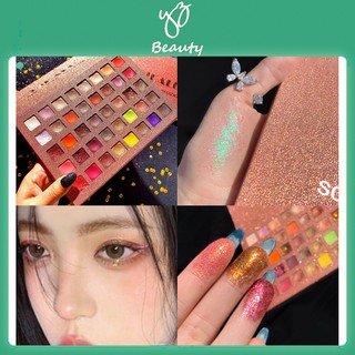 Bảng Phấn Mắt DIKALU 40 Ô Màu Hồng Gold Bling Bring Lameila Novo Dikalu Hàng Nội Địa Trung  - YZ27