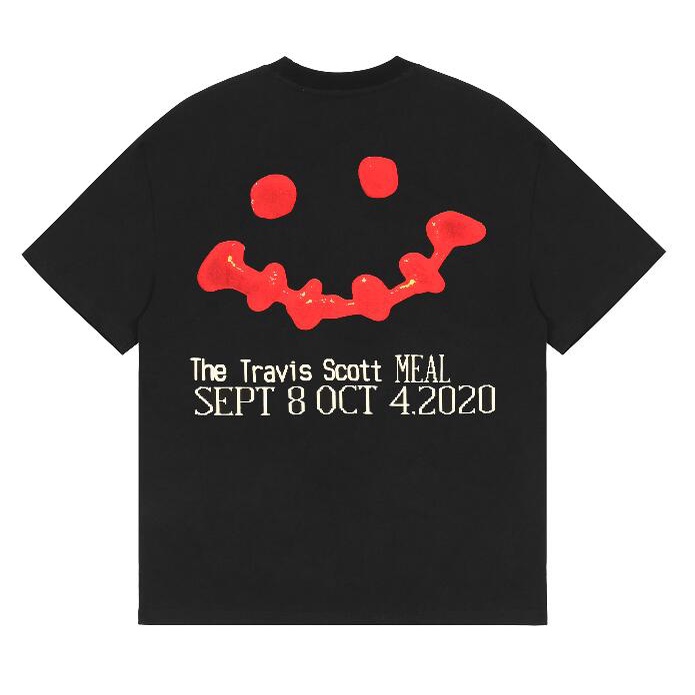 Áo Thun Cotton Tay Ngắn In Hình Travis Scott Xương Rồng Thời Trang