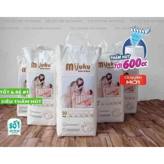 Tả/ bỉm quần Mijuku Size M L XL XXL XXXL 50M