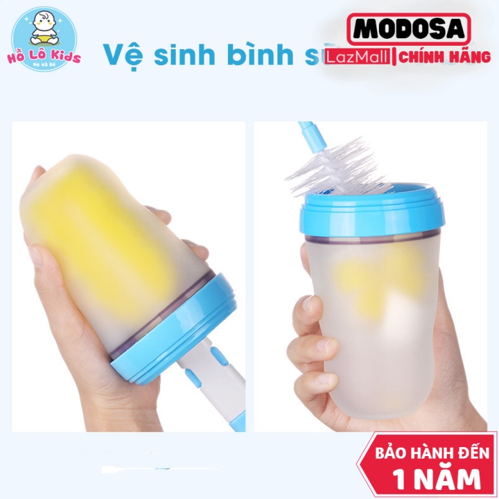 Bộ Cọ Bình Sữa Vouller Bọt Biển 6 Chi Tiết, Cọ Mút Xốp Rửa Bình, Núm Bình Cho Bé Hồ Lô Kids