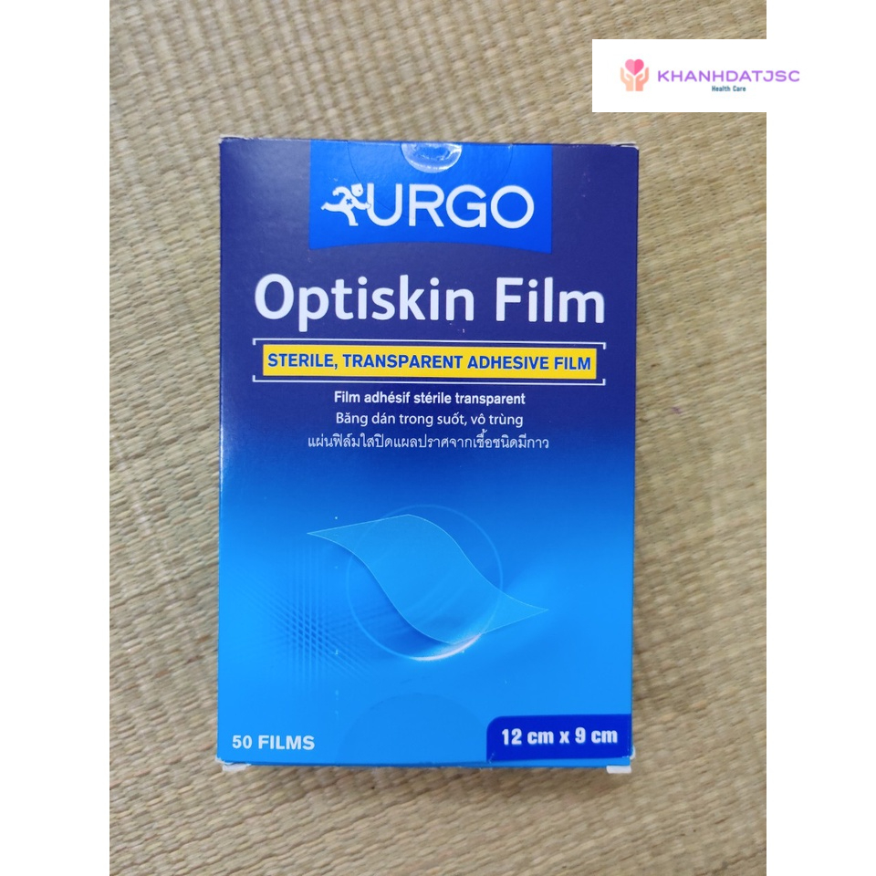 Băng vô trùng trong suốt, không thấm nước Urgo Optiskin Film 120 x 90mm