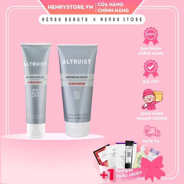 Kem chống nắng cho da nhạy cảm Altruist Dermatologist Suncreen