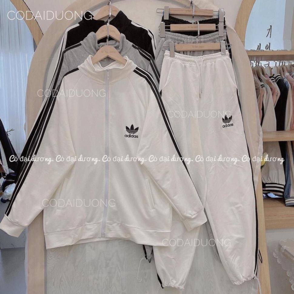 SALE (HGB) Set bộ adidas dài -chất nỉ cotton-phù hợp nam nữ *