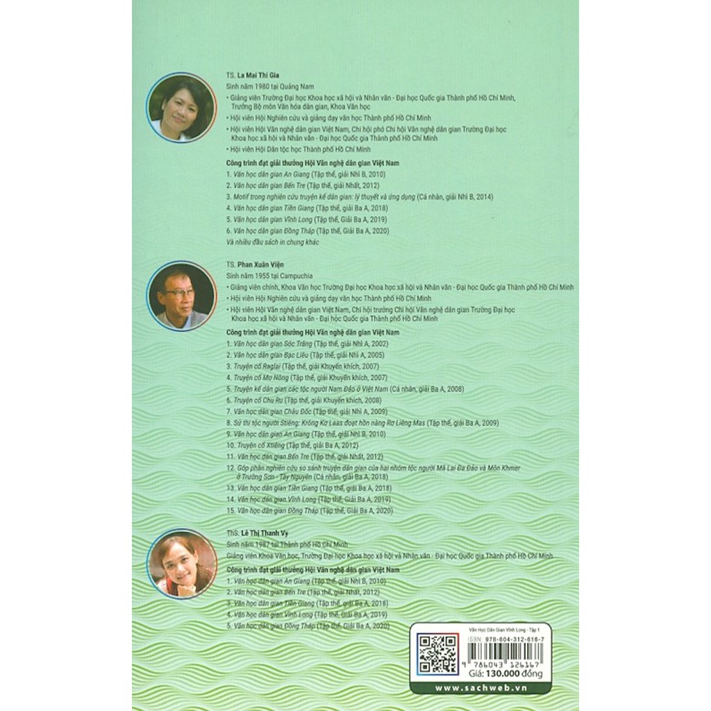 Sách - Văn Học Dân Gian Vĩnh Long (Tuyển Chọn Từ Tài Liệu Sưu Tầm Điền Dã) - Tập I