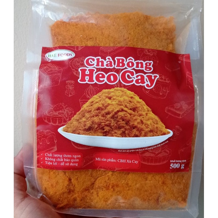 Chà bông heo cay - túi 100g