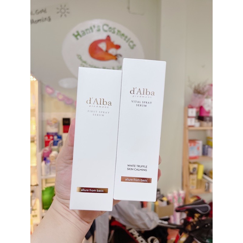 Xịt khoáng Tinh Chất Trắng Da D'Alba First Spray Serum