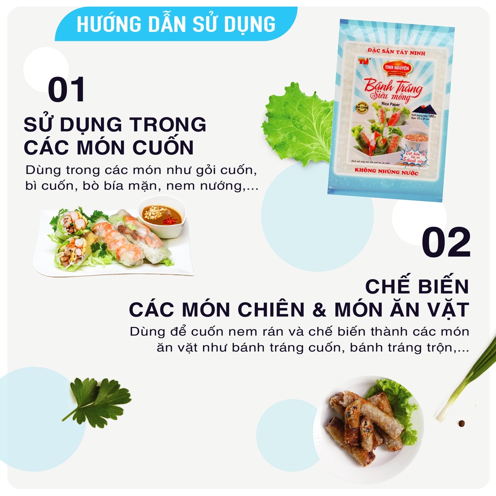 Bánh Tráng Siêu Mỏng Tây Ninh Tinh Nguyên (180g)