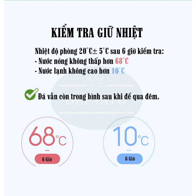 Bình giữ nhiệt Xiaomi Mijia gen 2 dung tích 480ml