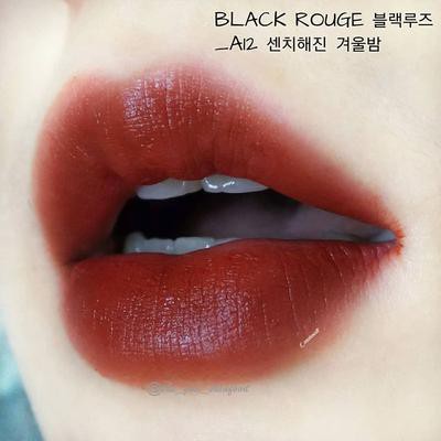 Son Kem Lì Black Rouge màu 12 nâu đỏ