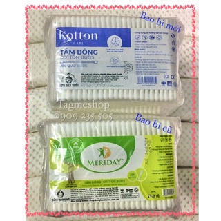BÔNG BẠCH TUYẾT - Tăm Bông Kotton Care - người lớn - Gói zip 200 que