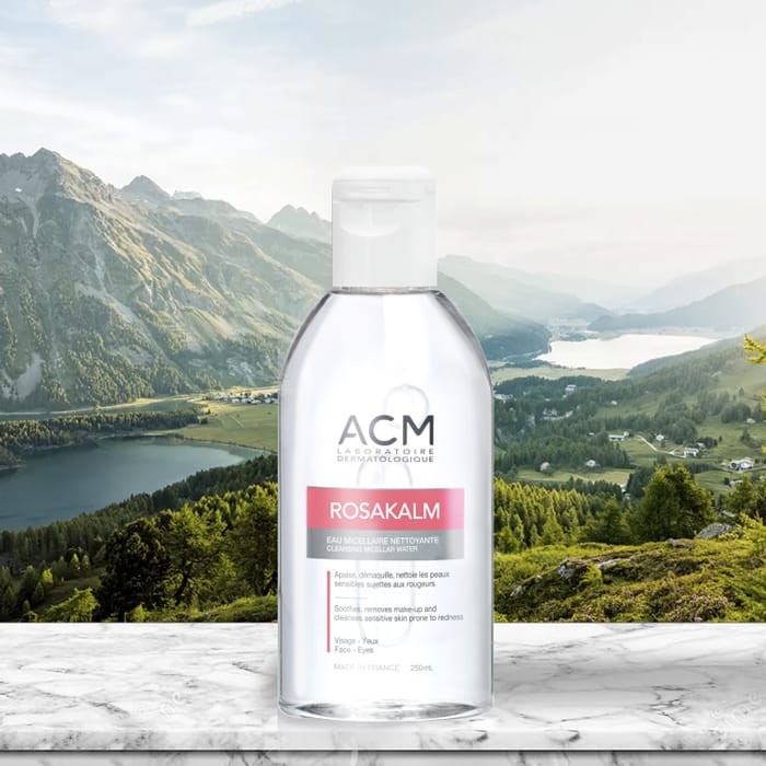 Nước tẩy trang dùng cho da mặt và mắt ACM Rosakalam Cleansing Micellar Water 250ml