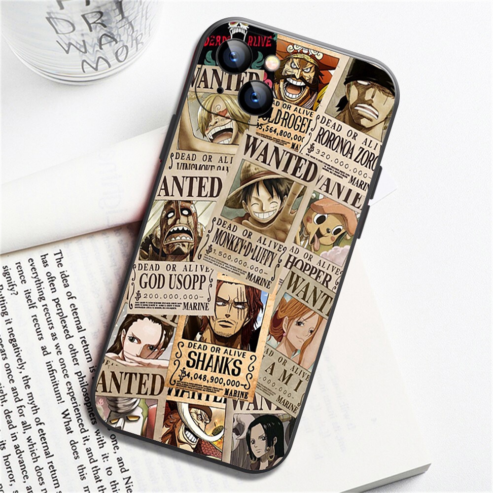 Ốp lưng iphone Thẻ bài one Piece cho iPhone 13ProMax iPhone 11 X XsMax Xr iPhone 7 8Plus  BLUJOPC0053