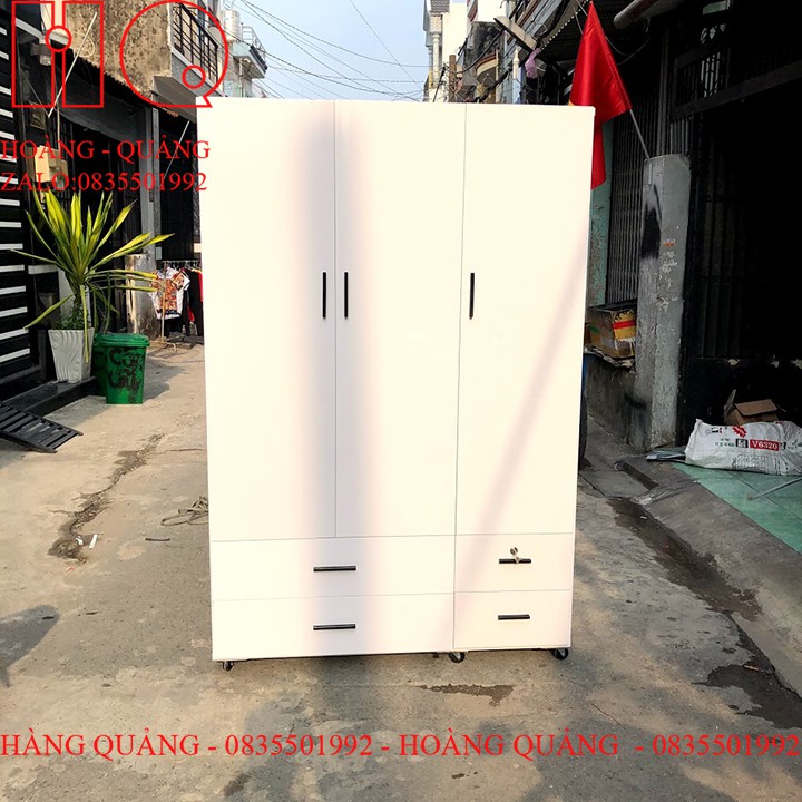 Tủ Quần áo-Tủ Nhựa Đài Loan 3 Cánh-miễn phí ship HCM