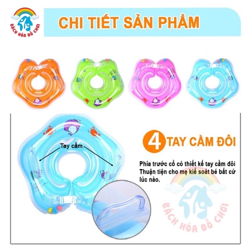 Phao Cổ Tập Bơi Cho Bé Sơ Sinh Từ 3 - 24 tháng tuổi