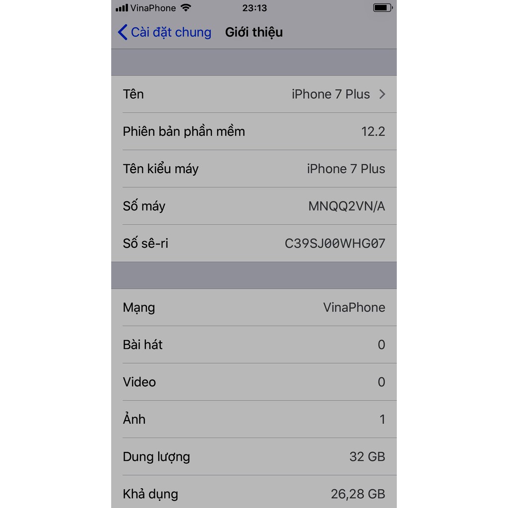 [Chính hãng] Điện thoại iPhone 7 Plus quốc tế 32GB zin đẹp 99,99%😎😎
