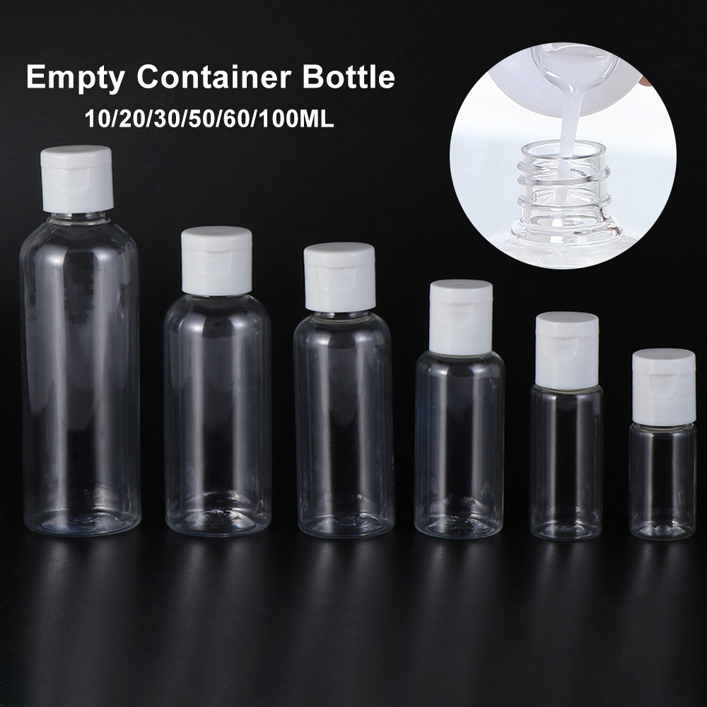Bình Nhựa Rỗng 10-100ML Dùng Đựng Mỹ Phẩm/Dầu Gội/Sữa Dưỡng