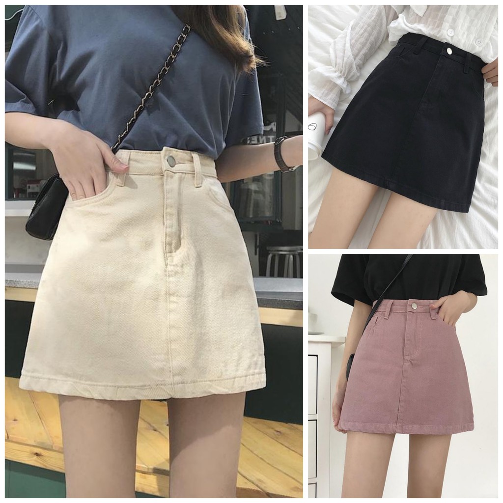 CHÂN VÁY CHỮ A CHẤT VẢI DẦY DẶN CỰC DỄ PHỐI ĐỒ - Nudist Skirt | WebRaoVat - webraovat.net.vn