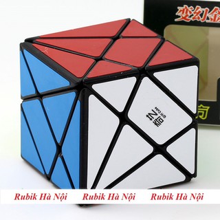 Rubik Axis Qiyi Đen/Stickerless/Jelly