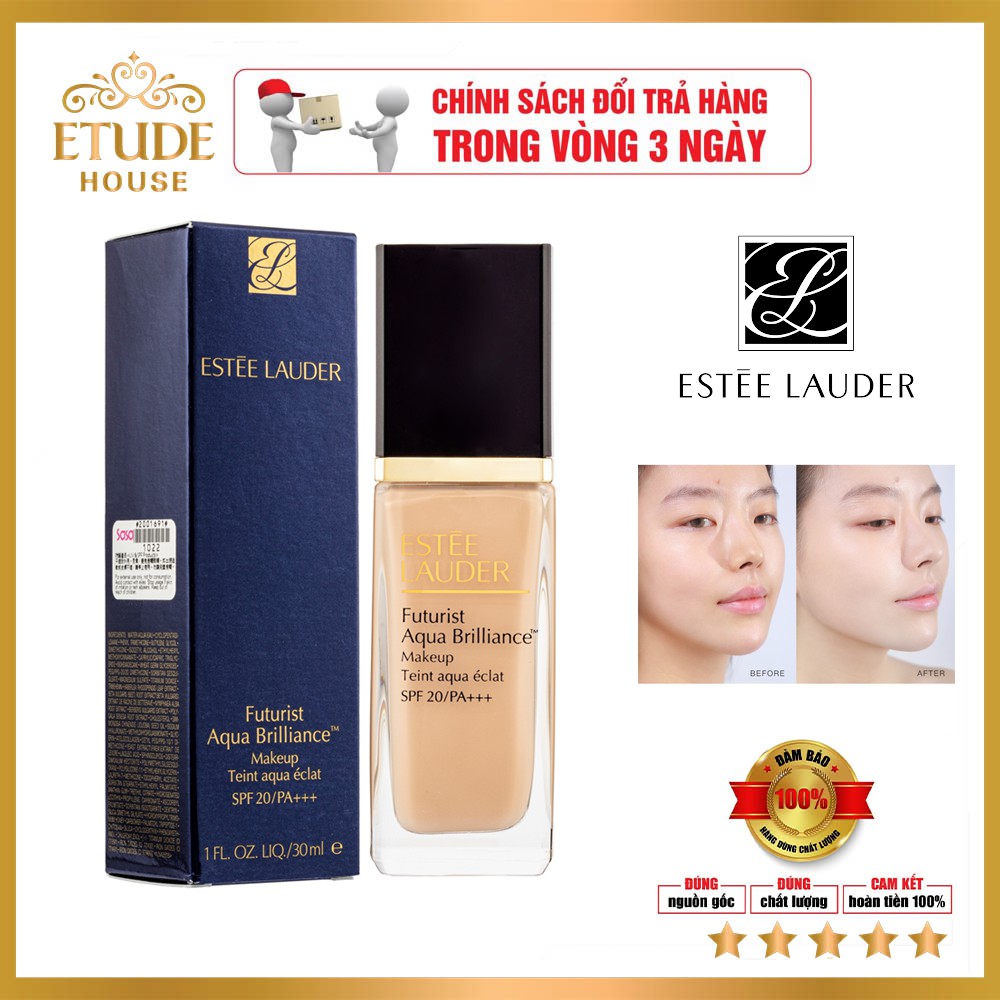 Kem nền che khuyết điểm Estee Lauder Futurist Aqua Brilliance Makeup SPF 20/PA++