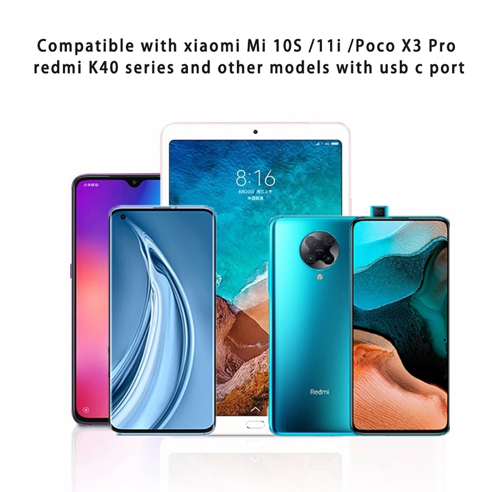 Dây Cáp Sạc Nhanh 3A Xiaomi Poco X3 NFC X2 M3 M2 F2 Pro