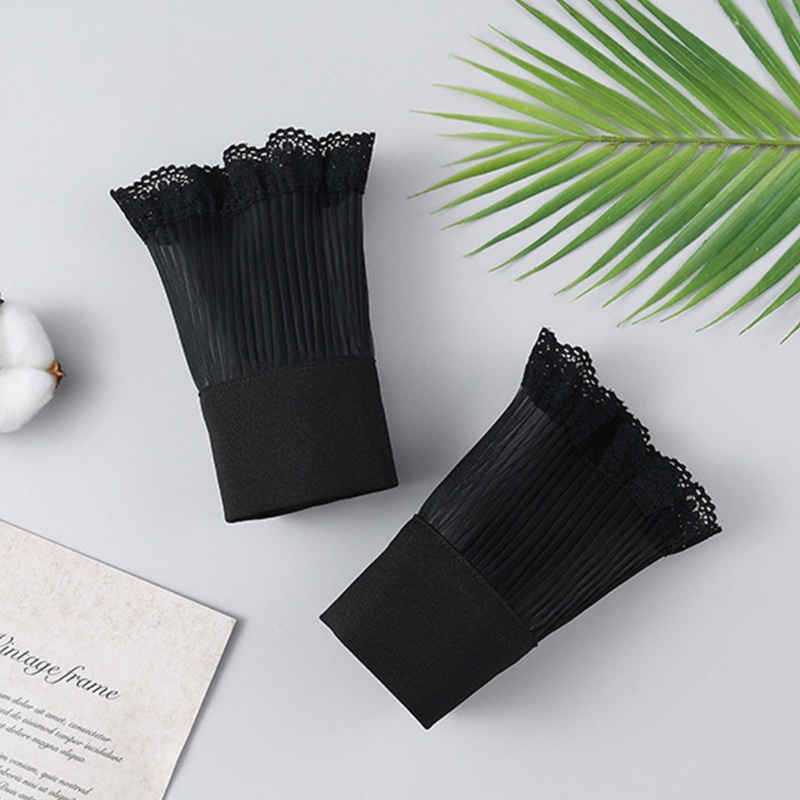 Han Phụ Nữ Organza Cổ Tay Áo Rời Viền Ren Mỏng Nhẹ Có Thể Tháo Rời Trang Trí