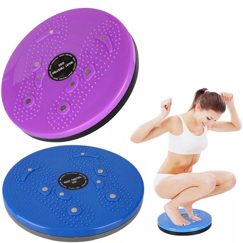 Đĩa xoay eo tập thể dục, bàn xoay lắc massage tập bụng eo thon, tập gym tại nhà đường kính 25cm