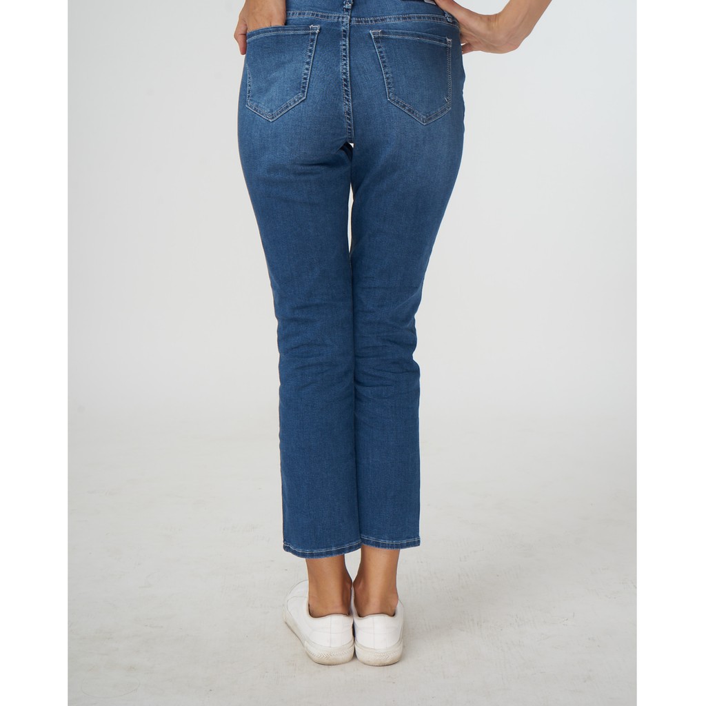 Quần jeans lưng cao vnxk xuất Hàn