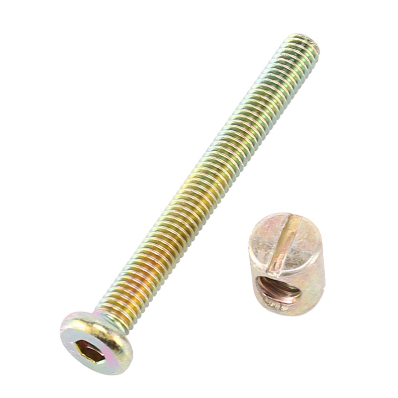 Bu lông lục giác M 6x55 MM có ren và đai ốc cho đồ nội thất giường ngủ
