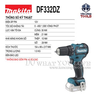 MÁY KHOAN MAKITA DF332DZ