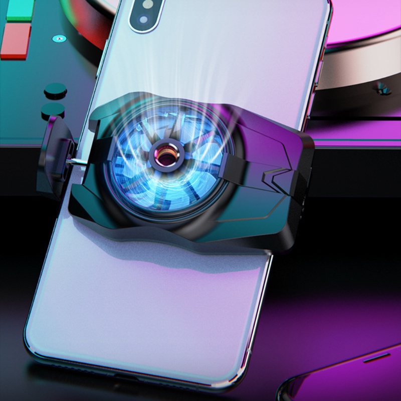 Quạt Tản Nhiệt Trọng Lượng Nhẹ Kèm Giá Đỡ Phát Sóng Trực Tiếp Cho Android / iOS