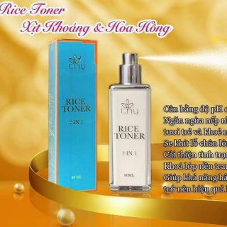 Nước hoa hồng rice toner Anthy