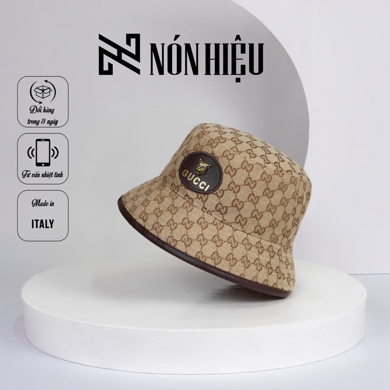Mũ Bucket thời trang chanh sả Made In Italy Full Tem Mark hãng