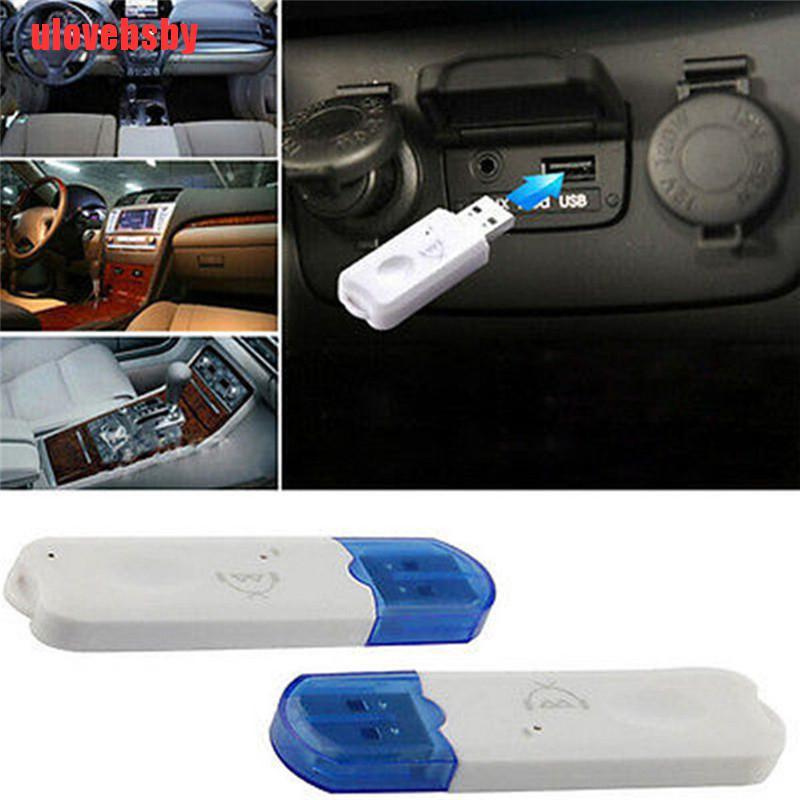 [ulovebsby]USB Bluetooth Stereo Audio Music Wireless Receiver Adapter For Car Home Speaker