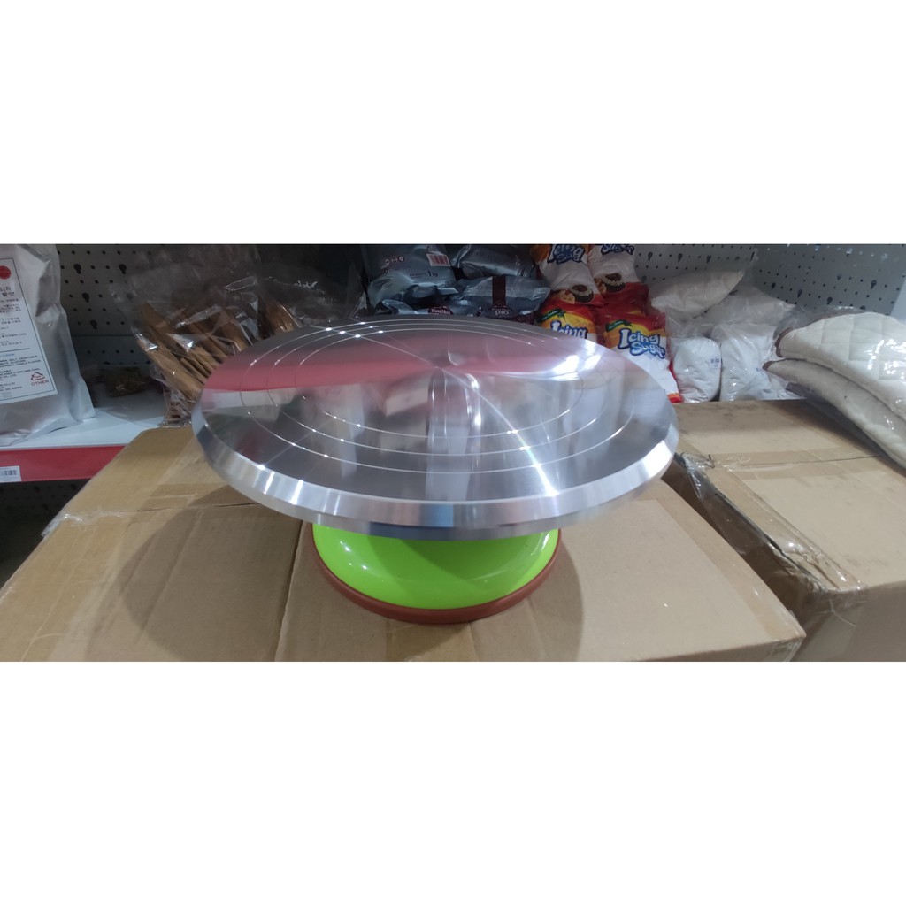 Bàn Xoay Hợp Kim Nhôm 12 Inch  Làm Bánh Kem
