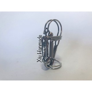 Móc Khóa Inox Thủ Công Phật Di Lặc (mẫu 13)