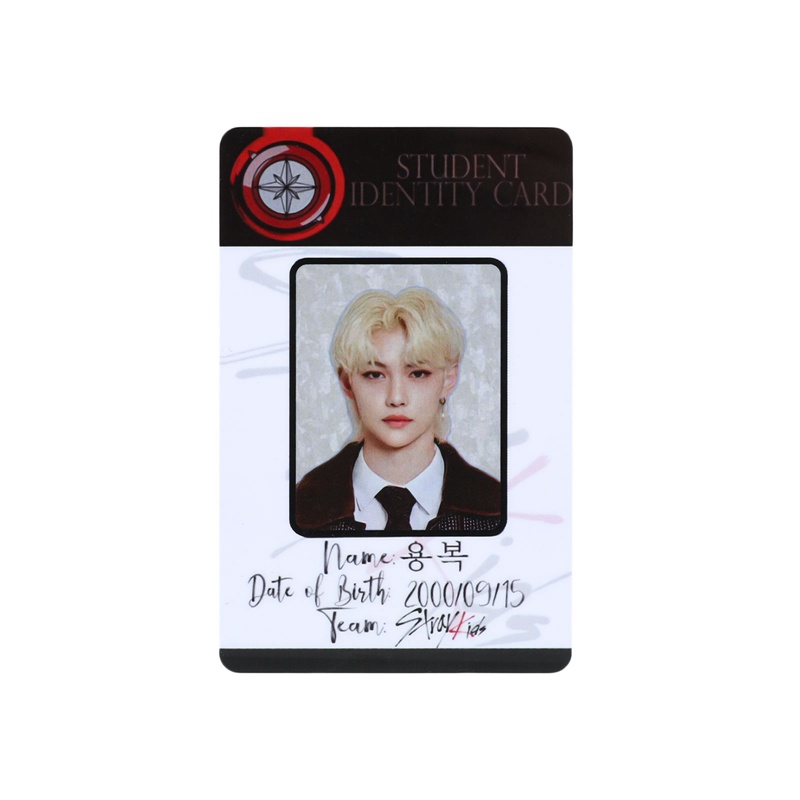 1 Thẻ Tên Bằng PVC Cho Fan Nhóm Nhạc KPOP STRAY KIDS