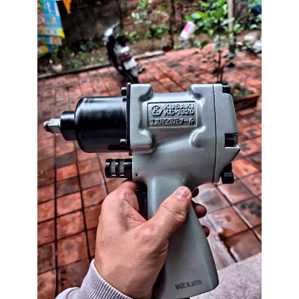 Súng bắn bulong 1/2'' KUSAKI 1320P ASOTA máy siết bulong hơi 2 búa