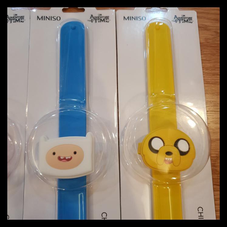 Hot Deal Adventure Time / Adventure Time Unisex Miniso Jp!!!!! Đồng Hồ Đeo Tay