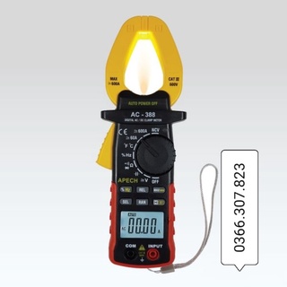 Apech ac-388 ampe kìm đo dòng ac/dc