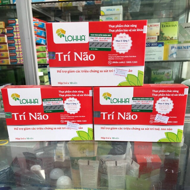 [Tích điểm chính hãng] Lohha Trí Não - Hộp 30 viên